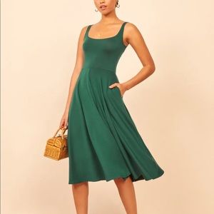 Rou Dress in Emerald, M